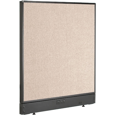 Interion By Global Industrial Interion Electric Office Partition Panel, 36-1/4inW x 46inH, Tan 240224ETN